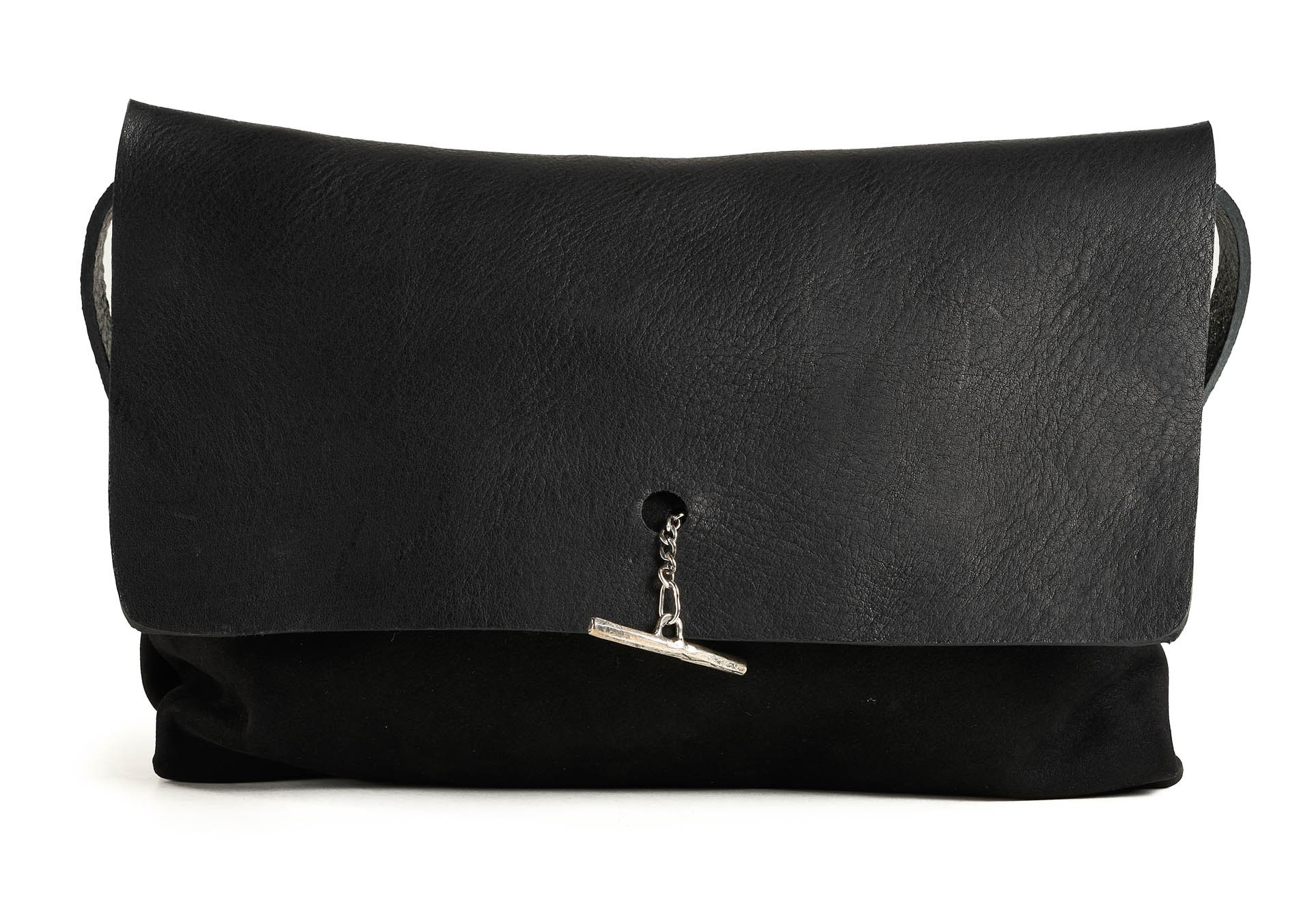 daniele basta leather and silver bags - FRONT